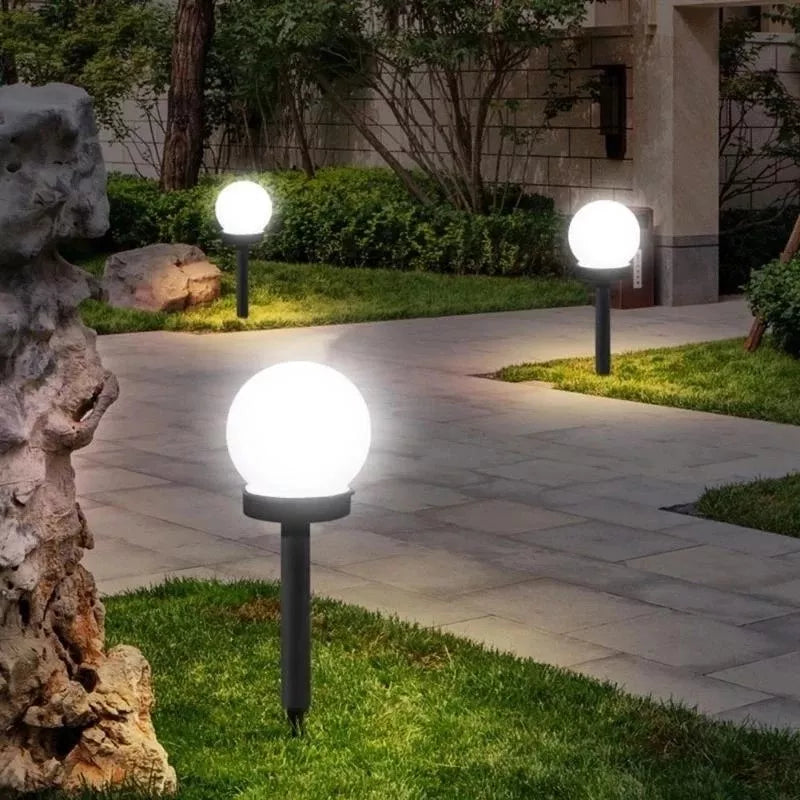 Luz de Jardim Solar em LED Redonda